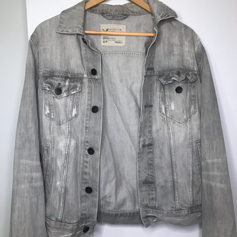 Black denim jean jacket